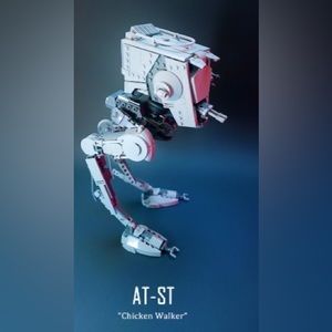 2 Lego AT-ST Chicken Walker